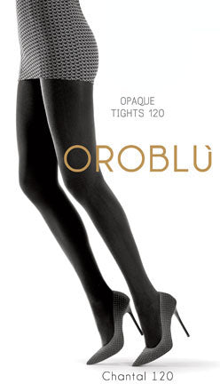 Oroblu Black Bouquet Floral Print Leggings Women's Size L 47312 